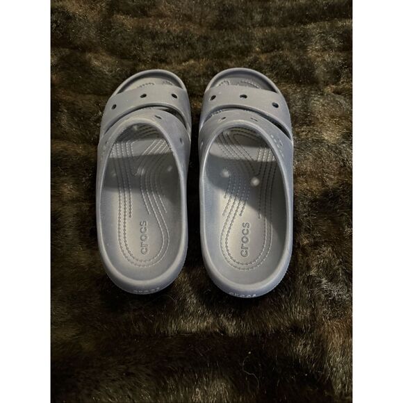 Crocs Classic Sandal 2.0 Platform Waterproof Slide Blue  Womens US 9 shoes - Picture 4 of 4